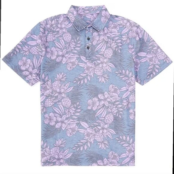 IslandZone® Pina Breeze Short Sleeve Polo Shirt Size XL